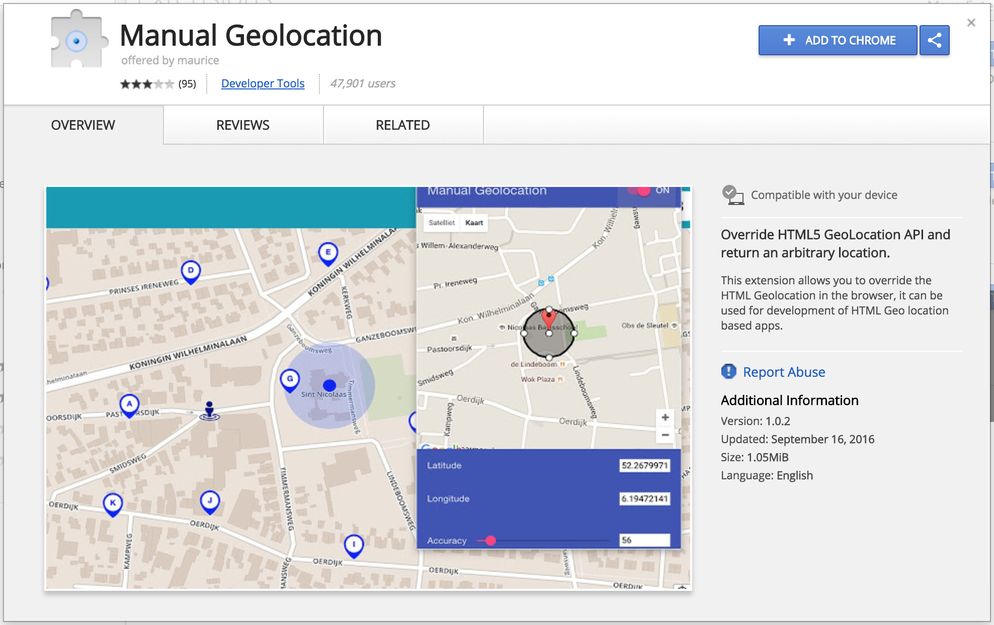 Manual Geolocation