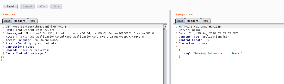 Image 2: I try to request GET method from admin API. Now we follow the response and meet the requirement.