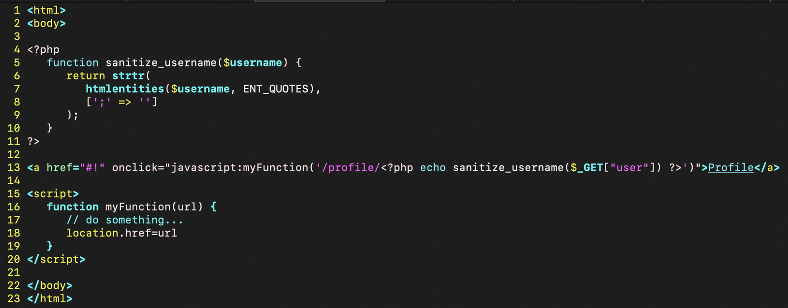XSS Bypass Filters & Sanitization