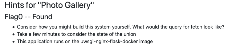 Hacker 101 CTF: Photo Gallery